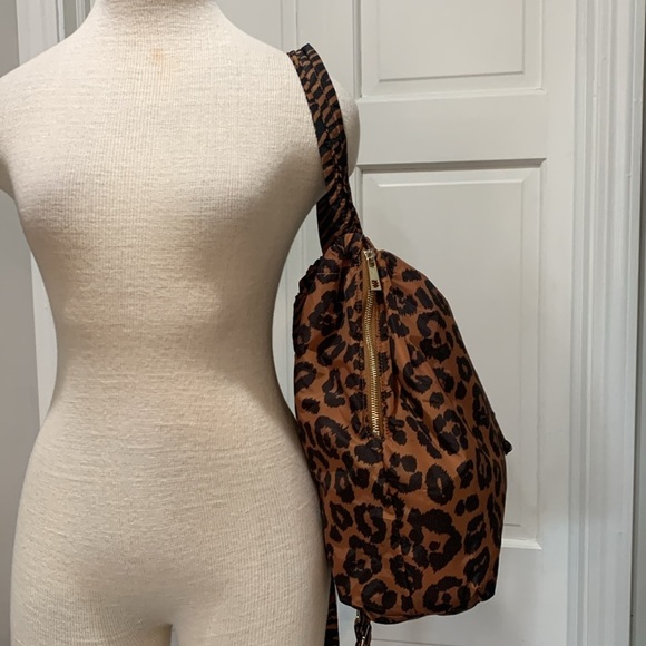 Vince Camuto leopard print nylon convertible backpack/purse main image 6